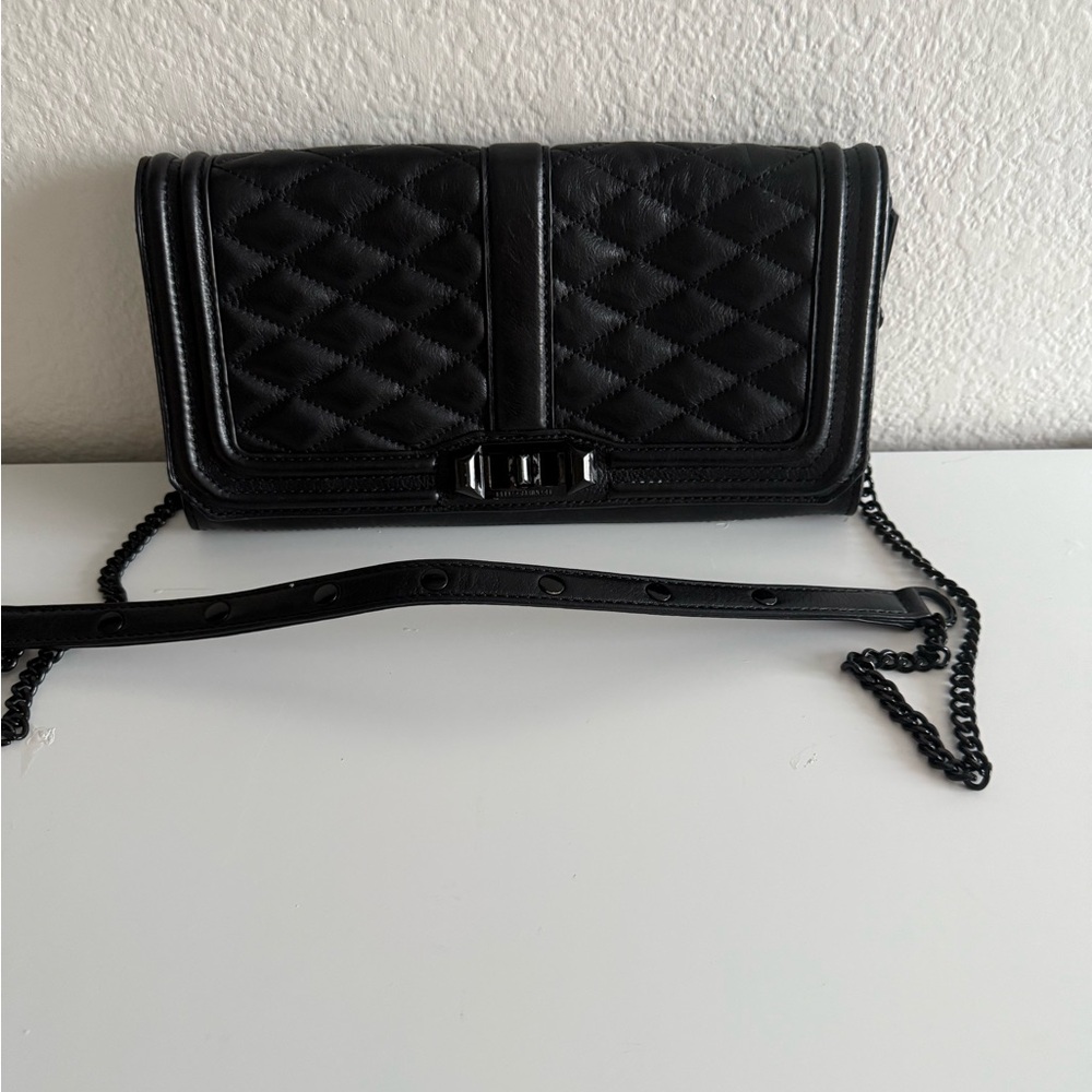 Rebecca Minkoff Black Quilted Crossbody Bag